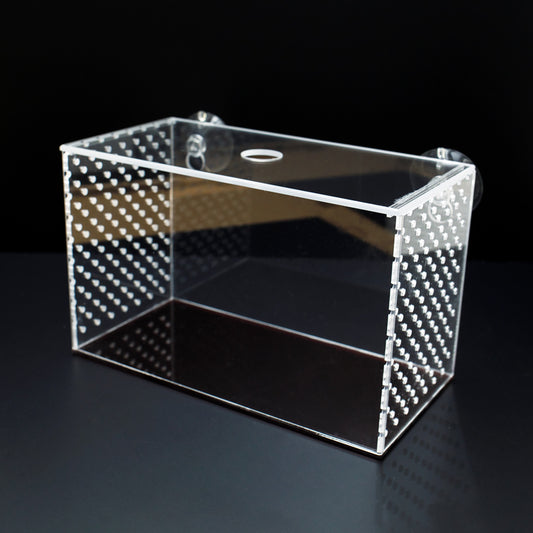 Isolation box with non-transparent bottom, made of acrylic (L size)